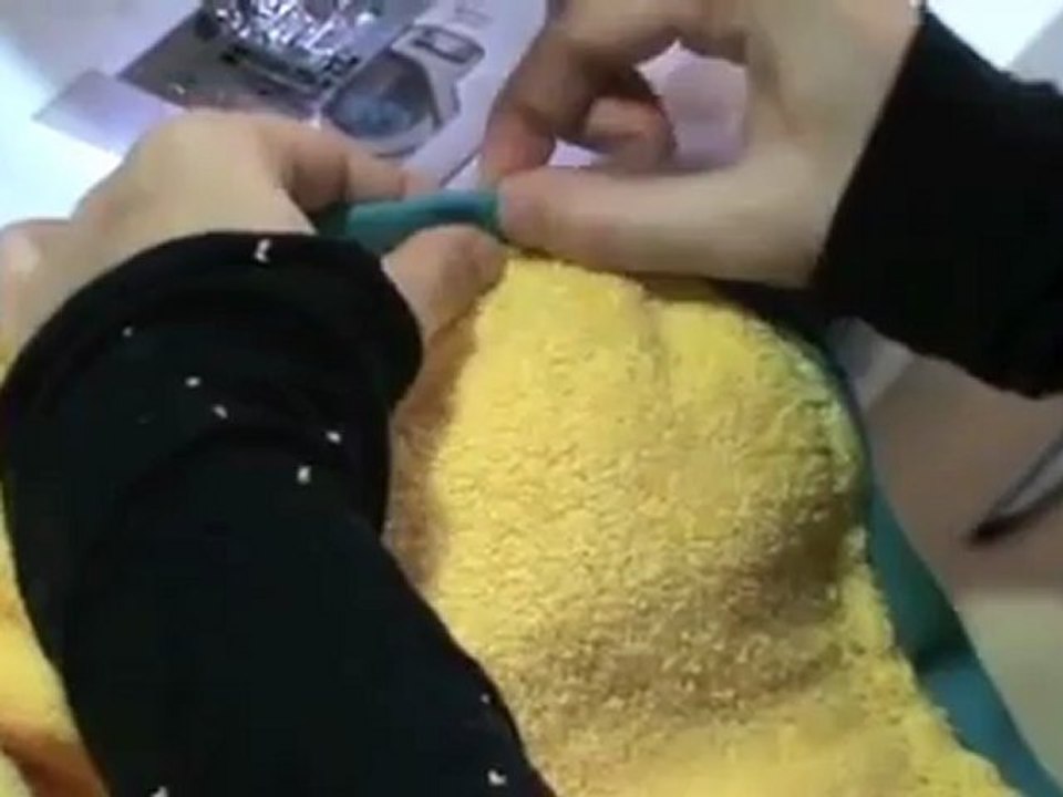 Sortie de bain enfant - Episode 8 FIN - www.cours-de-couture-en-ligne.com