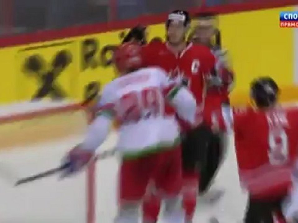 Hockey. 2012.05.15. IIHF World Championship 2012. Gpoup H. Canada - Belarus. 3-rd period