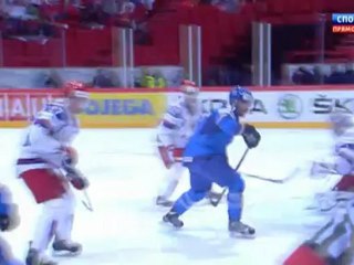 Hockey. 2012.05.14. IIHF World Championship 2012. Gpoup S. Italy - Russia. 1-st period