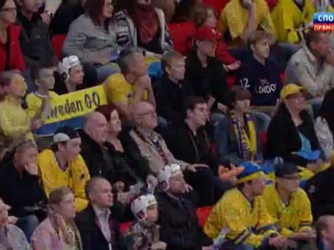 Hockey. 2012.05.15. IIHF World Championship 2012. Gpoup S. Sweden - Latvia. 1-st period