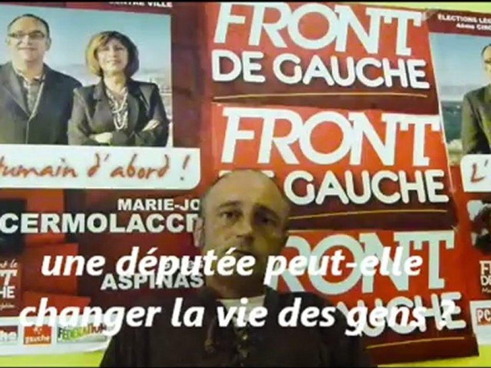 Jean-Michel Borriello pour un vote de salubrité publique