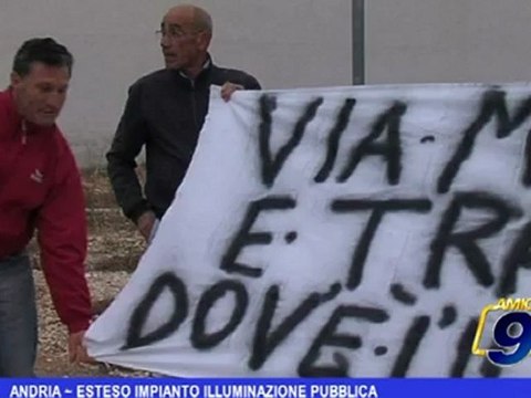 Andria | Esteso impianto illuminazione pubblica
