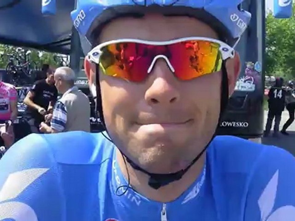 Alex Rasmussen at the 2012 Giro d'Italia