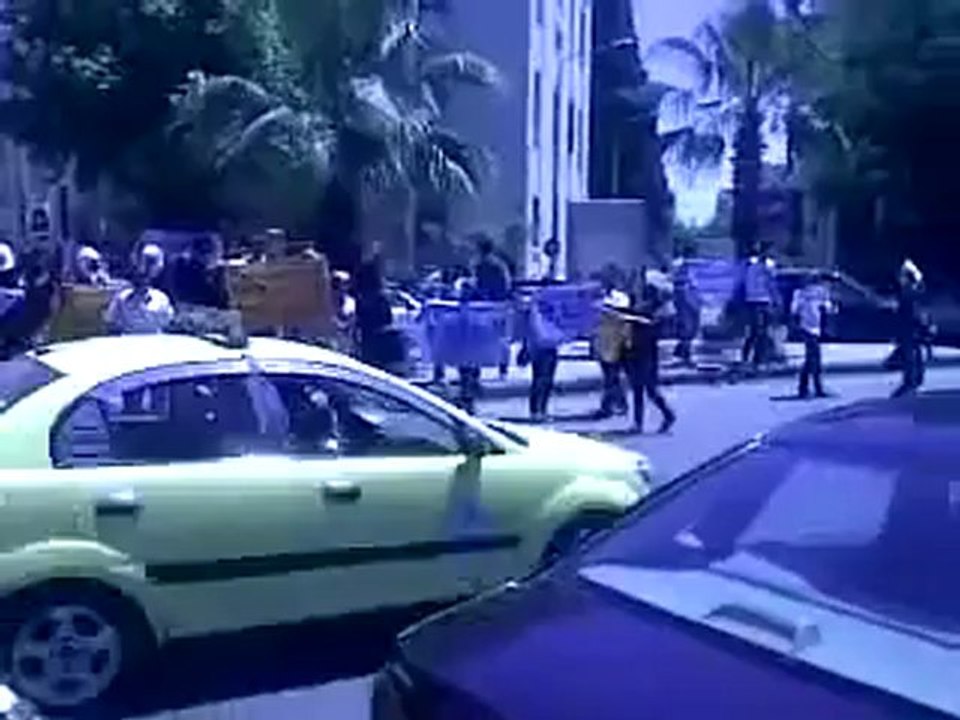 Syria فري برس دمشق حي القابون اعتصام ساحة النجمة 15 5  2012 ج1 Damascus