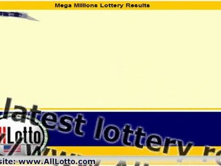 Mega Millions Lottery Drawing Results for May 15, 2012