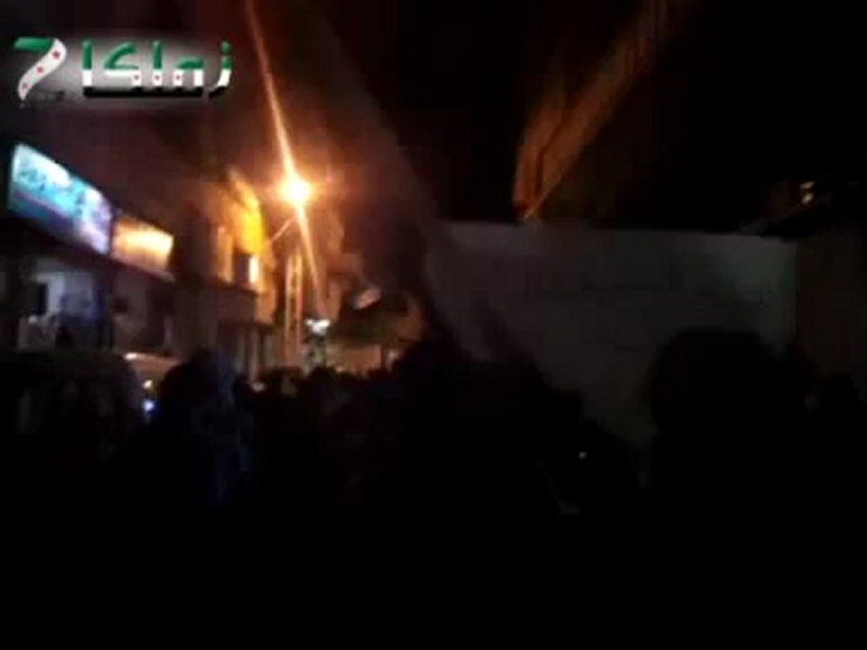 Syria فري برس ريف دمشق زملكا مظاهرة مسائية حاشدة 15 5 2012  ج1 Damascus