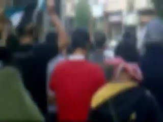 Syria فري برس دمشق المزة مظاهرة المزة القديمة 15 5 2012 Damascus