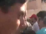 Syria فري برس  ادلب سرمين  استقبال ثوار سرمين للمراقيسن الدوليين 15 5 2012 Idlib