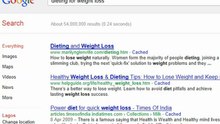 Dieting for weight loss