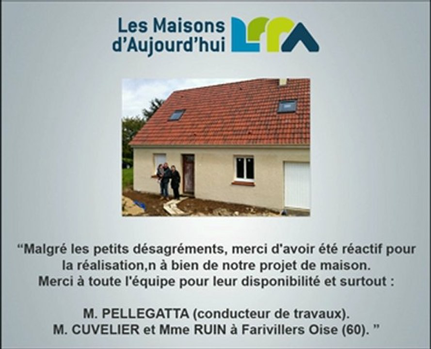 Avis - Les Maisons d'Aujourd'hui - Constructeur de maison BBC Oise