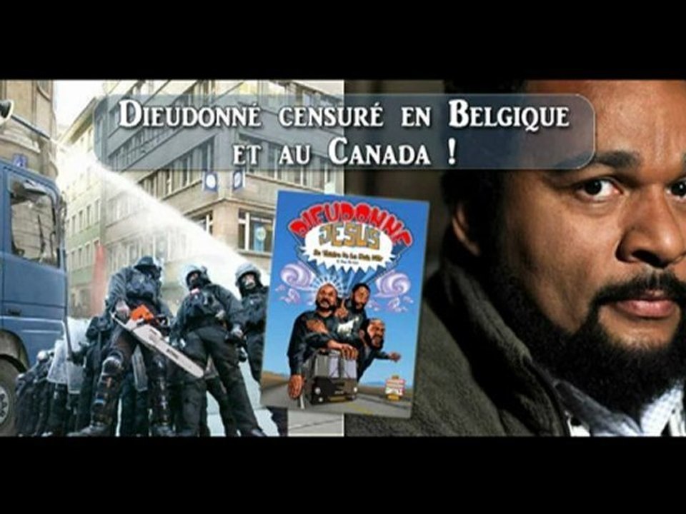 Dieudo censuré en Belgique et au Canada
