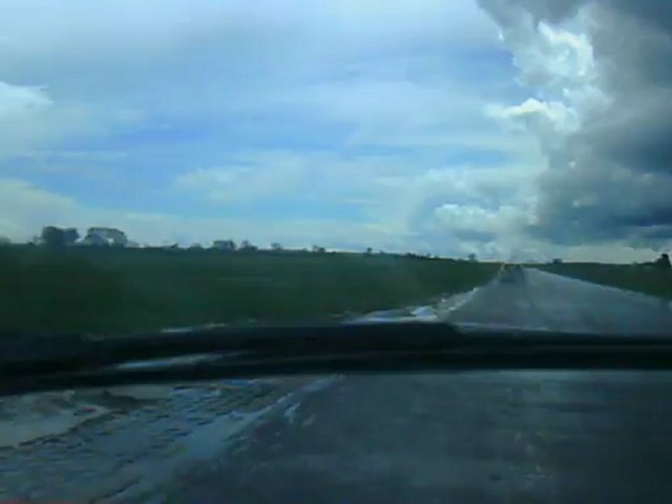 papi en ax sur la pluie et en slicks