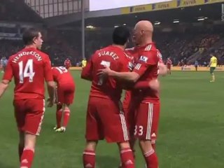 SUAREZ v NORWICH (28.04.12) Goal .