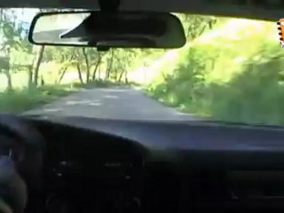 Cámara interior D.Alvarez-E.García (BMW E36) Rallysprint Virgen del Viso 2011