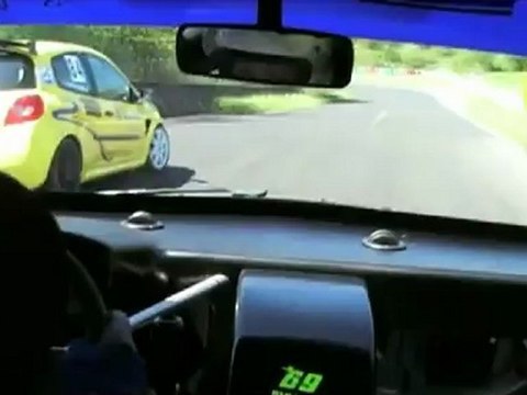 Coupe France Circuits Charade 2012 Gégé St Arroman Clio Cup 3 Manche Qualif