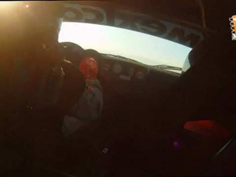 Cámara interior R.Triviño-C.Salom (Mitsubishi EVO X) Rallye Baja Aragón 2011
