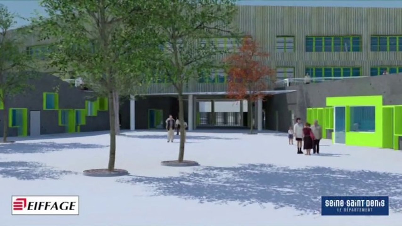 Le futur collège Saint-Denis / Saint-Ouen