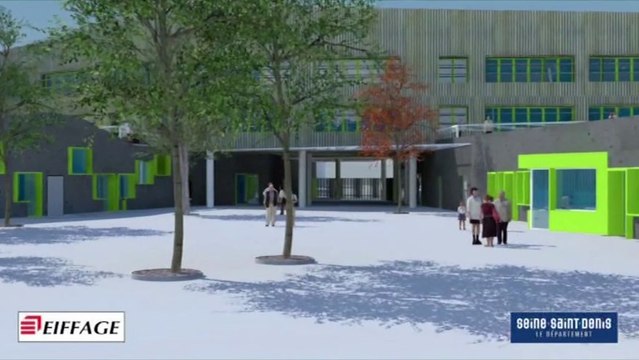 Le futur collège Saint-Denis / Saint-Ouen
