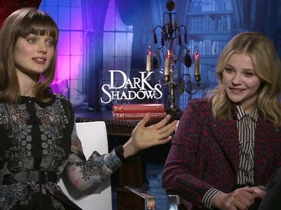 DARK SHADOWS EXCLUSIVE CHLOE MORETZ & BELLL HEATHCOTE