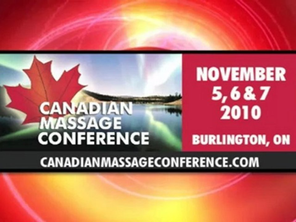 Eric Brown - Chair Massage Workshop at Canadian Massage Conference 2010