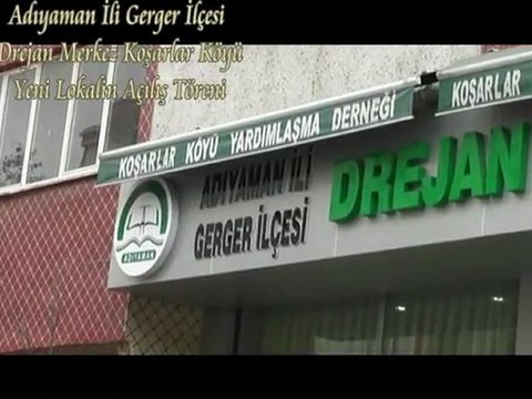 Gerger İlçesi Drejan Merkez Koşarlar Köyü binası açılış töreni