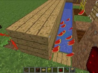 [tuto Minecraft] récolte automatique de melon