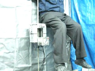 水圧軟体筋肉ロボット：P11：ロープ移動：動作：サンポート