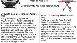 Weber 386002 Q 100 Portable Propane Gas Grill  vs. Coleman 9949-750 Road Trip Grill LXE