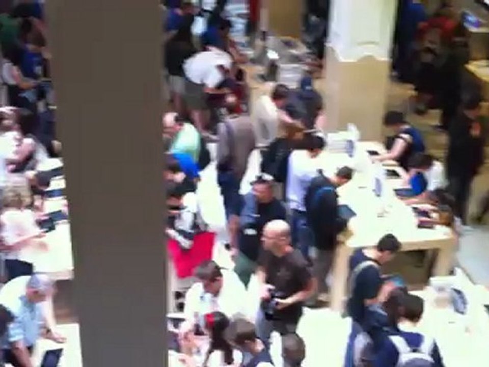 Apple Store Opéra ouverture 072010