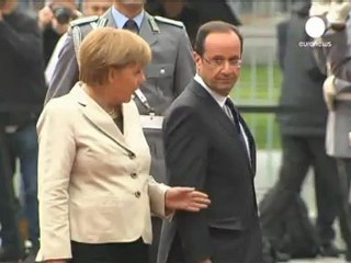 La primera reunión de Merkel y Hollande despierta dudas...
