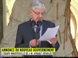 La liste des nouveaux ministres dévoilée