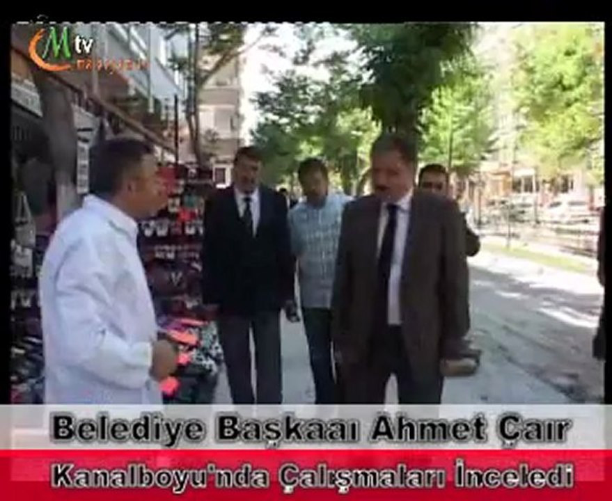 Kanalboyu'nda Çalışmaları İnceledi