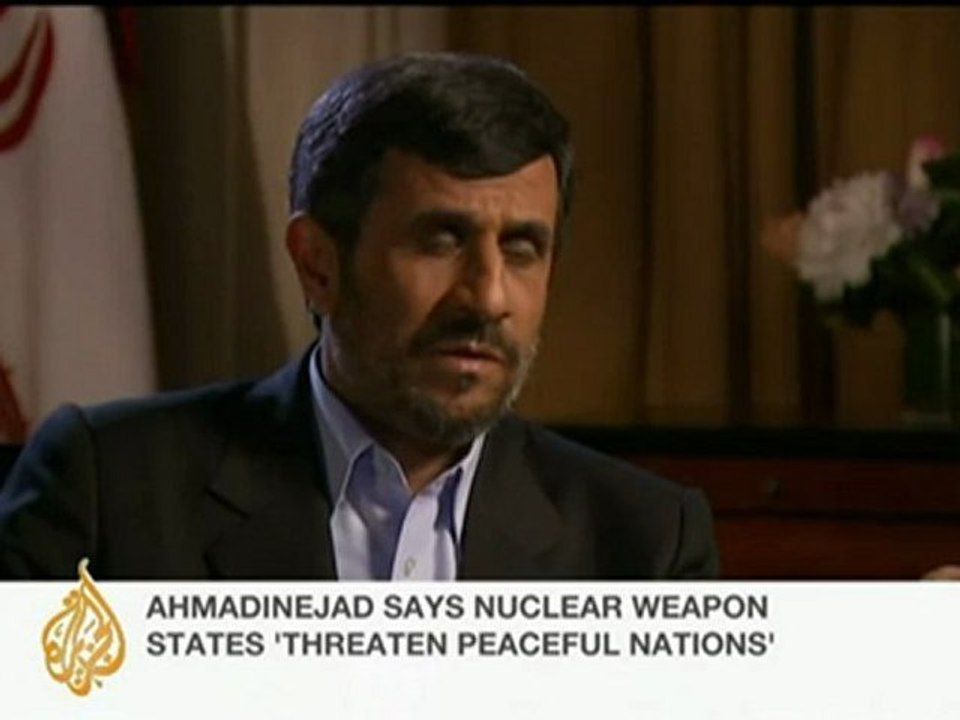 Iranian President Mahmoud Ahmadinejad