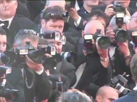 La montée des marches de la cérémonie d'ouverture (Cannes 2012)