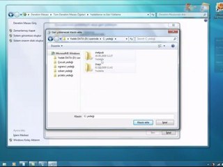 Windows 7 Yedekleme ''teknoctrl''