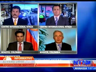 Expresidente Uribe dice que el Gobierno Santos ha debilitado la seguridad democrática