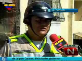 (VIDEO) D Frente Desde el Corredor Vial en Caracas 15.05.2012