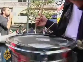 Protestors clash with Greek police