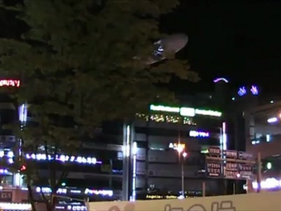 The world first video screen Blimp