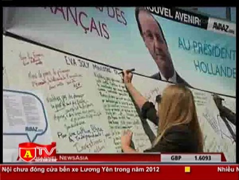 ANTÐ - Bức tường thông điệp gửi đến tân Tổng thống Pháp