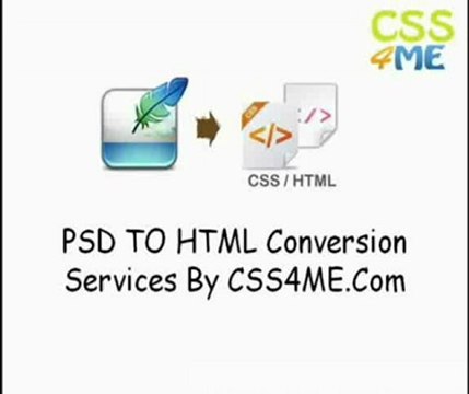 PSD TO HTML Conversion Services by CSS4Me