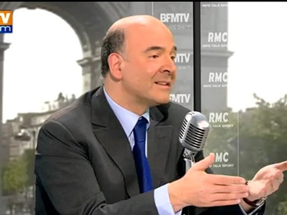Moscovici sur BFMTV : traité budgétaire européen "pas ratifié sans volet de croissance"