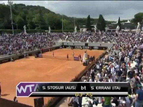 Rom: Stosur wirft Errani raus