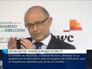 Cristóbal Montoro: "En España es imposible un corralito"