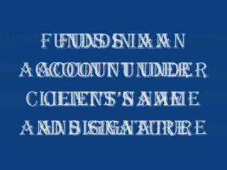 Proof Of Funds Cash Back Account
