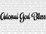 adonai god Bless