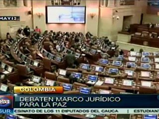 Polémica en Colombia en torno a marco legal para la paz