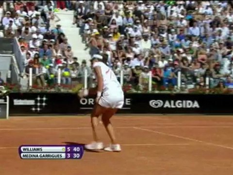 S.Williams batte Medina Garrigues - Roma, ottavi