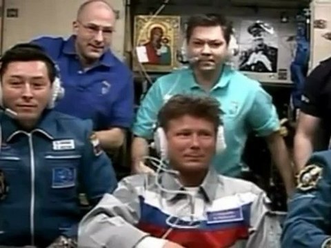 Soyuz Capsule Docks with the International Space Station