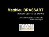 Dimanches musicaux Matthieu Brassart Brahms